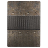 Porte-bloc Arrière - plan grunge en métal (Dos)