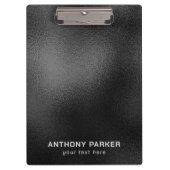 Porte-bloc Arrière - plan noir brillant (Devant)