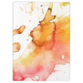 Porte-bloc Arrière - plan peint à la main 3 d'aquarelle (Dos)