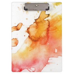 Porte-bloc Arrière - plan peint à la main 3 d'aquarelle