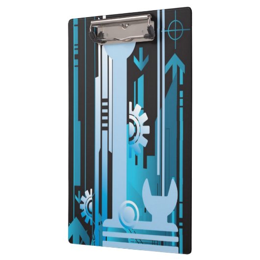 Porte-bloc Arrière - plan tramé technique 3 (Gauche)