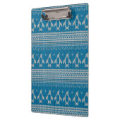 Porte-bloc Arrière - plan tricoté par bleu (Gauche)