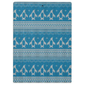 Porte-bloc Arrière - plan tricoté par bleu (Dos)