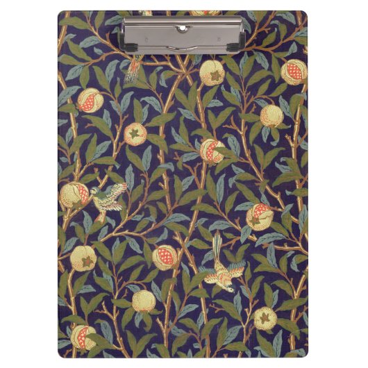 Porte-bloc Art de cru d'oiseau et de grenade de William (Devant)