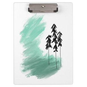 Porte-bloc art de l'arbre vert scandinave simple moderne ment