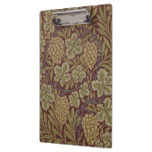 Porte-bloc Art de vigne rouge vert William Morris (Gauche)