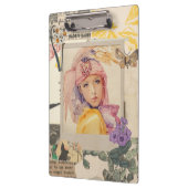 Porte-bloc art déco pour filles de fête (Gauche)