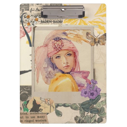 Porte-bloc art déco pour filles de fête (Devant)