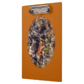 Porte-bloc Art du guana orange (Gauche)