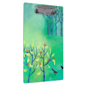 Porte-bloc Art du paysage vert moderne (Swatch)