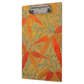 Porte-bloc Art en bambou terrestre Vintage Imprimer orange (Gauche)