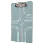 Porte-bloc Art en ligne de style moyen siècle Abstrait (Gauche)