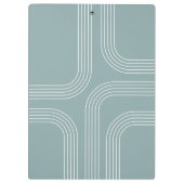 Porte-bloc Art en ligne de style moyen siècle Abstrait (Dos)