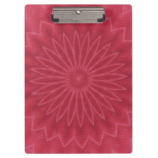 Porte-bloc Art Floral Abstrait tendance chic féminin rose fon (Devant)