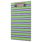 Porte-bloc Art folklorique letton vert et bleu letton (Gauche)