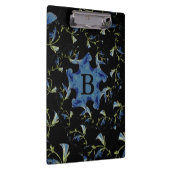 Porte-bloc Art fractal bleu et noir Sage (Swatch)