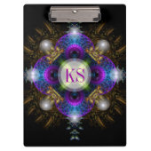 Porte-bloc Art fractal guérison Porte - bloc d'entreprise (Devant)