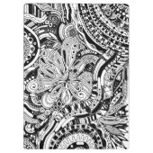 Porte-bloc Art Géométrique Noir Et Blanc 15 (Dos)