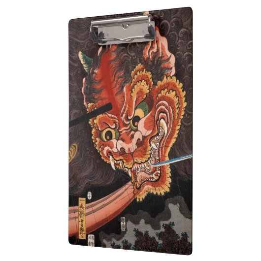 Porte-bloc Art japonais Yokai Oni King Shutendoji (Gauche)