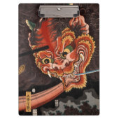 Porte-bloc Art japonais Yokai Oni King Shutendoji (Devant)