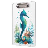 Porte-bloc art marin/de plage/côtier hippique (Gauche)