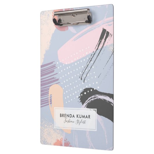 Porte-bloc Art moderne brushstrokies composition (Gauche)