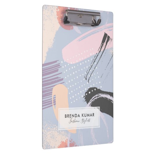 Porte-bloc Art moderne brushstrokies composition (Swatch)