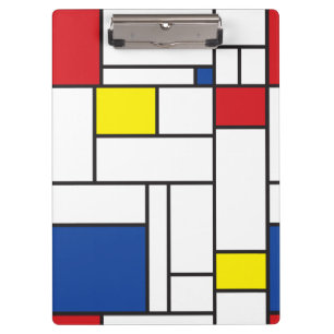 Porte-bloc Art Moderne Géométrique Minimaliste De Stijl Mondr