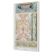Porte-bloc Art nouveau jonquille Verneui textile floral art (Gauche)