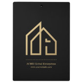 Porte-bloc Article promotionnel Logo sur mesure de l'immobili (Dos)