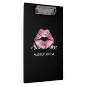 Porte-bloc Artiste de maquillage de lèvres rose noire (Swatch)