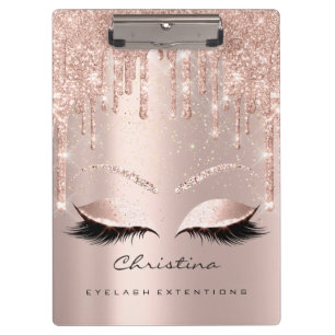 Porte-bloc Artiste maquillage Browses Lashes Spark Confetti G