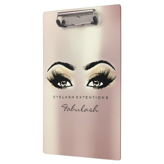 Porte-bloc Artiste maquillage Studio Brown Lashes Champaigne (Gauche)