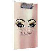 Porte-bloc Artiste maquillage Studio Brown Lashes Champaigne (Swatch)