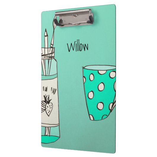 Porte-bloc Arty 1 Clipboard Customizable (Gauche)