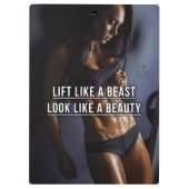 Porte-bloc Ascenseur Comme Une Bête, Ressembler À Une Beauté  (Dos)