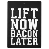 Porte-bloc Ascensez maintenant, Bacon plus tard - Entraînemen (Dos)
