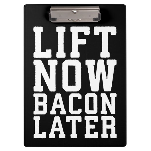 Porte-bloc Ascensez maintenant, Bacon plus tard - Entraînemen (Devant)