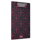 Porte-bloc ASHA ~ Design noir et rose (Swatch)