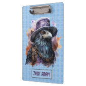Porte-bloc Assistant Aquarelle Raven Bird (Gauche)