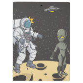 Porte-bloc Astronaute et extraterrestre (Dos)