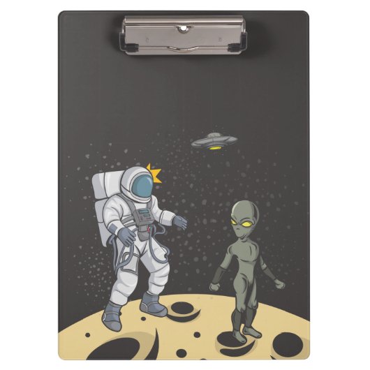 Porte-bloc Astronaute et extraterrestre (Devant)