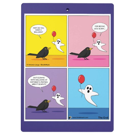Porte-bloc Atteindre le but opposé Comic (Dos)