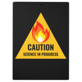 Porte-bloc Attention Science en cours (Dos)