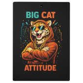 Porte-bloc Attitude de gros chat (Dos)