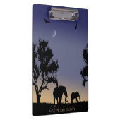 Porte-bloc Aube africaine - éléphants (Swatch)