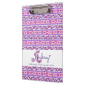Porte-bloc Aubrey nom signifiant coeur doodles porte - bloc (Gauche)