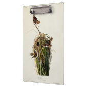 Porte-bloc Audubon Marsh Wren Bird Art (Gauche)