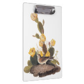 Porte-bloc Audubon Vesper Sparrow et Prickly Pear Cactus (Swatch)