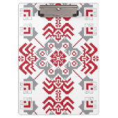 Porte-bloc Auseklis letton Médaillon géométrique d'art popula (Devant)